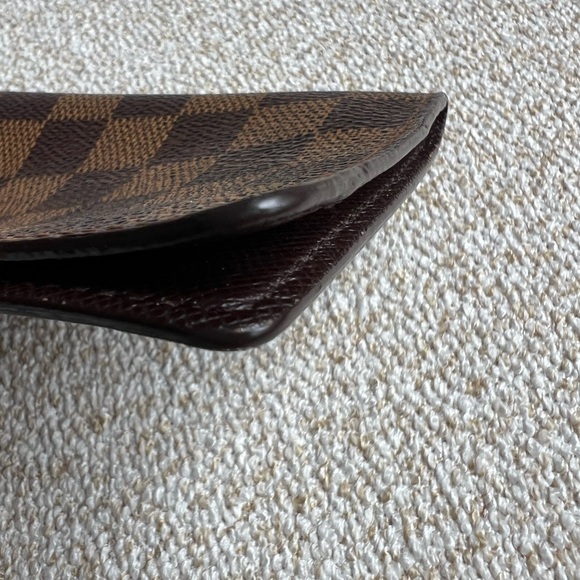 Louis Vuitton Damier Ebene Card Holder second hand - Picture 10 of 12